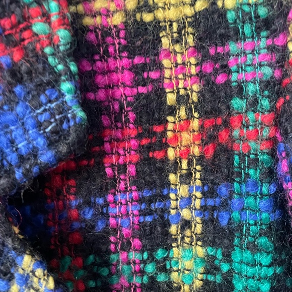 Vintage 80’s Roth Le Cover Sport Wool Rainbow Jacket Size 12 - Picture 5 of 10